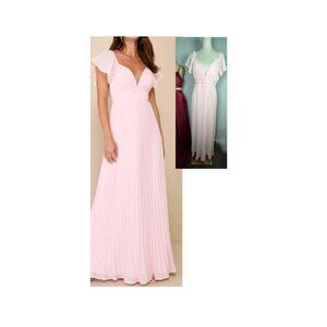 Lulu's Light Pink Maxi Dress